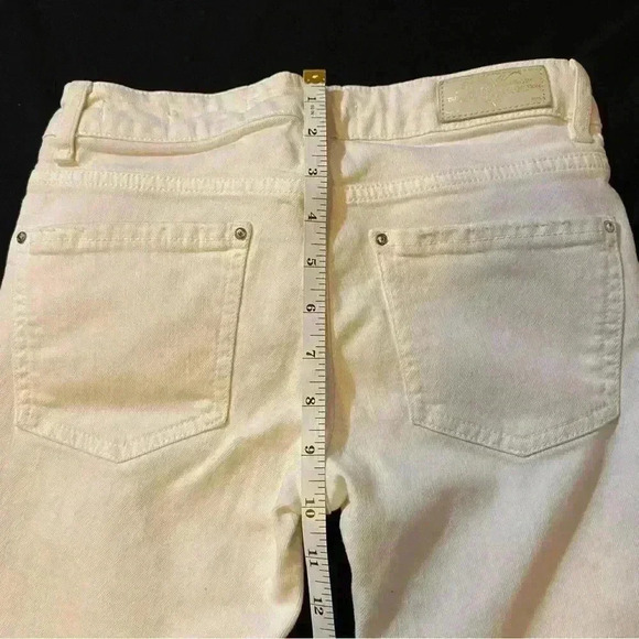 Zara Women Premium Denimwear Collection Jeans Off-white Color Size 2 - Picture 10 of 16